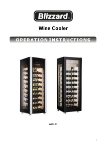 Manual Blizzard WD400 Wine Cabinet
