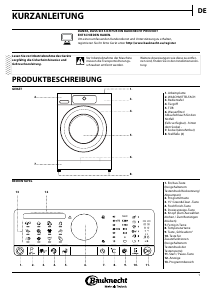 Bedienungsanleitung Bauknecht WA Platinum 882 Waschmaschine