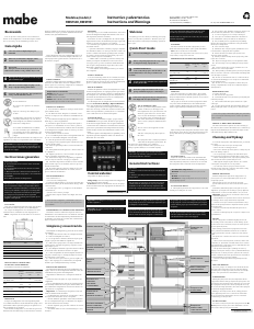 Handleiding Mabe RMS1951BPRP0 Koel-vries combinatie