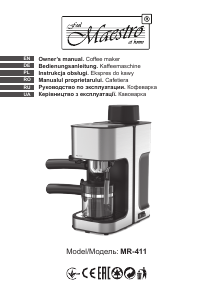 Manual Maestro MR-411 Cafetieră