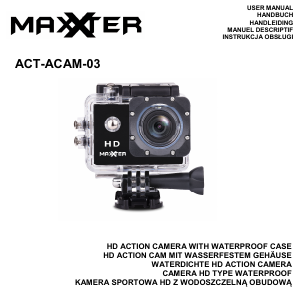 Mode d’emploi Maxxter ACT-ACAM-03 Caméscope action