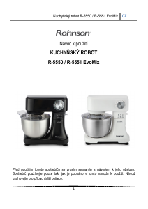 Manuál Rohnson R-5551 EvoMix Stolní mixér