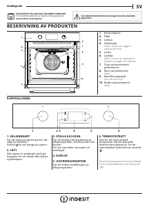 Bruksanvisning Indesit IFW 3844 JP IX Ugn