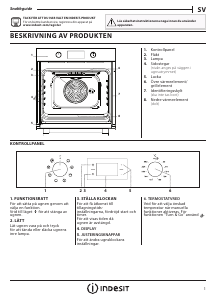 Bruksanvisning Indesit IFW 6540 C IX Ugn