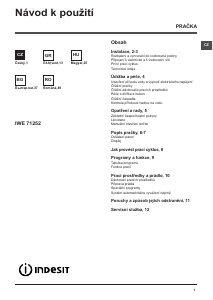Εγχειρίδιο Indesit IWE 71252 C ECO EU.M Πλυντήριο