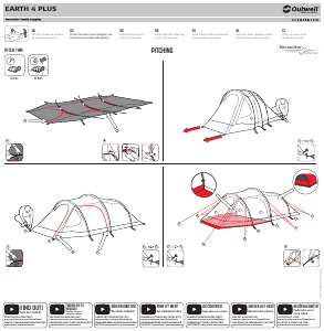 Mode d’emploi Outwell Earth 4 Plus Tente