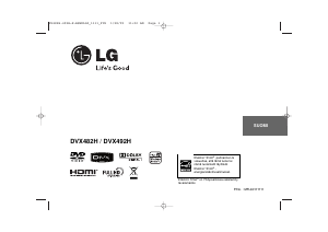 Käyttöohje LG DVX492H DVD-soitin