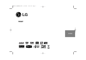 Käyttöohje LG RH387 DVD-soitin