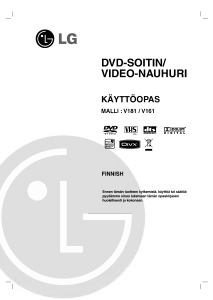Käyttöohje LG V1812P2Z DVD-videosoitin