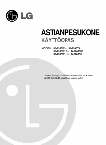 Käyttöohje LG LD-2263THU Astianpesukone