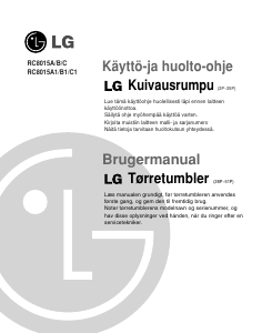 Brugsanvisning LG RC8015A Tørretumbler