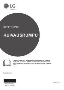 Käyttöohje LG RC8084AV3W Kuivausrumpu