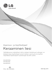 Käyttöohje LG KA68050F Keittotaso
