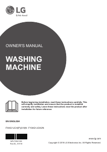 Manual LG FH4G1JCH2N Washer-Dryer