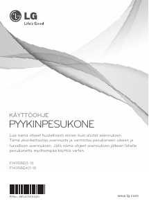 Brugsanvisning LG F1495BDA Vaskemaskine