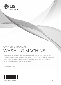 Manual LG F14A8RDS Washing Machine
