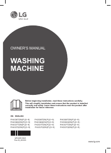 Manual LG FH2G7TDN0 Washing Machine