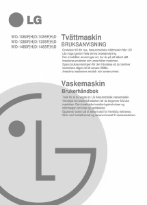 Bruksanvisning LG WD-1480FD Tvättmaskin