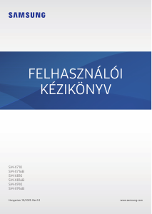 Használati útmutató Samsung SM-X810 Galaxy Tab S Táblagép