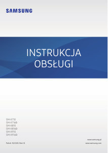 Instrukcja Samsung SM-X810 Galaxy Tab S Tablet