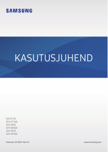 Kasutusjuhend Samsung SM-X816B Galaxy Tab S Tahvelarvuti