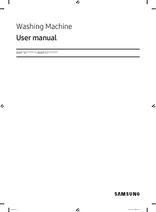 Manual Samsung WW11DB7B94GE Washing Machine