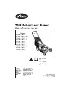 Manual Ariens LM21SW Lawn Mower