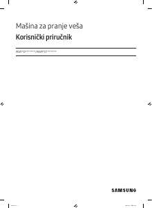 Priručnik Samsung WW90DB7U94GE Stroj za pranje rublja