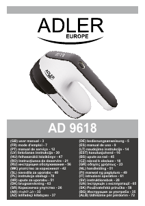Manual Adler AD 9618 Tira borbotos