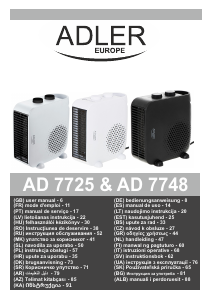 Brugsanvisning Adler AD 7725 Varmeblæser