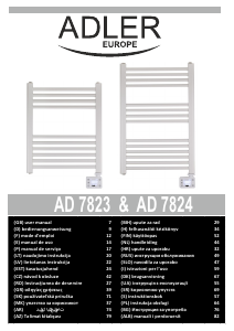 Kullanım kılavuzu Adler AD 7823 Isıtıcı