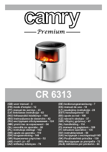 Manuál Camry CR 6313 Fritéza