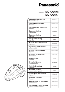 Manual de uso Panasonic MC-CG677K Aspirador