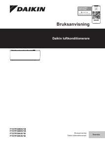 Bruksanvisning Daikin FTXTP25N5V1B Luftkonditionering