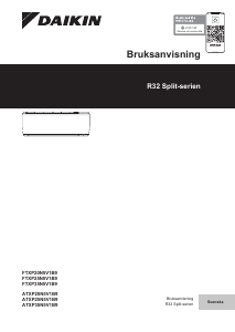 Bruksanvisning Daikin FTXP20N5V1B9 Luftkonditionering