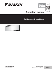 Manual Daikin FTXTJ30A2V1BB Air Conditioner