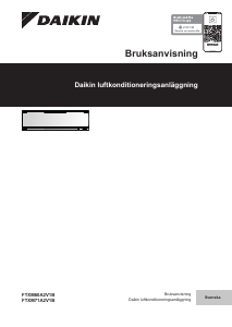 Bruksanvisning Daikin FTXM71A2V1B Luftkonditionering