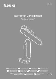 Manual Hama 00184186 MyVoice Station Headset