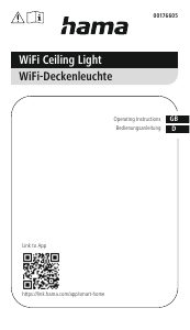 Bedienungsanleitung Hama 00176605 WiFi Leuchte