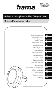 Manual Hama 00201517 Magnet Suporte de telefone