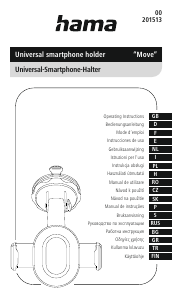 Mode d’emploi Hama 00201513 Move Support téléphone