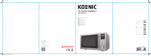 Bedienungsanleitung Koenic KMWC 2524 DS Mikrowelle