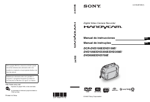 Manual Sony DCR-DVD306E Câmara de vídeo