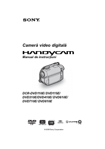 Manual Sony DCR-DVD410E Cameră video