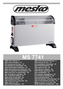 Instrukcja Mesko MS 7741 Ogrzewacz