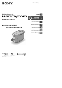 Priručnik Sony DCR-HC33E Videokamera