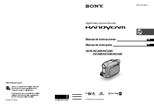 Manual Sony DCR-HC39E Câmara de vídeo