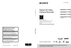 Manuál Sony HDR-PJ420E Videokamera