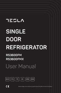 Käyttöohje Tesla RS3600FMX Jääkaappi