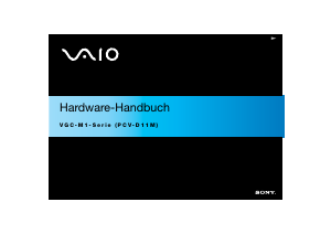 Bedienungsanleitung Sony VGC-M1 Vaio Desktop